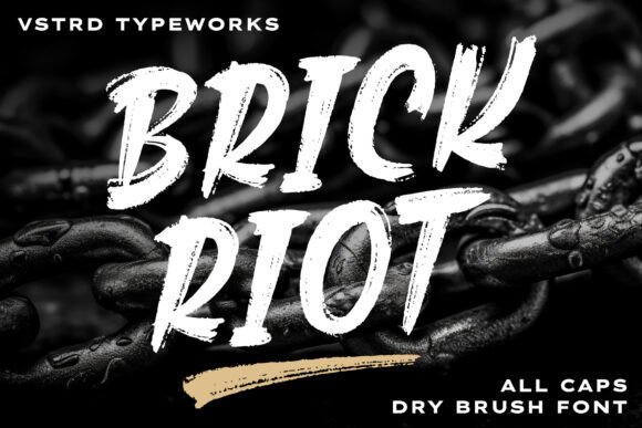 Brick Riot Font - Featured Image