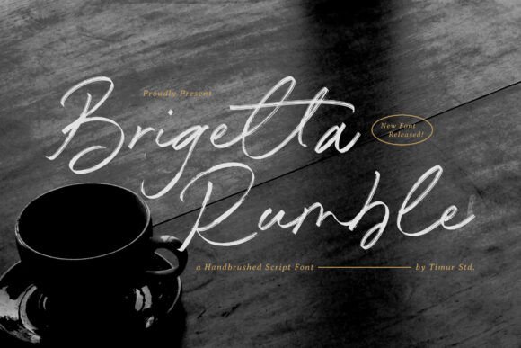 Brigetta Rumble Font - Featured Image