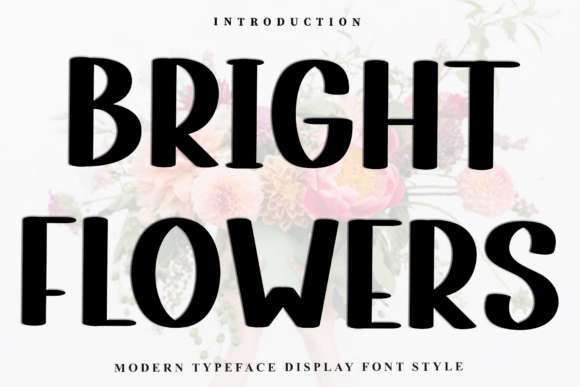 Bright Flowers Font - Featured Image