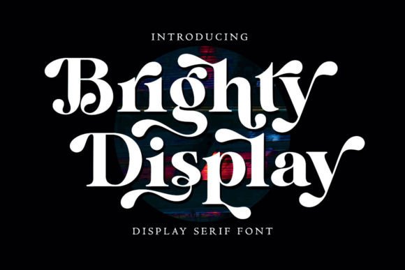 Brighty Display Font - Featured Image