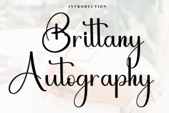 Brittany Autography Font - Featured Image