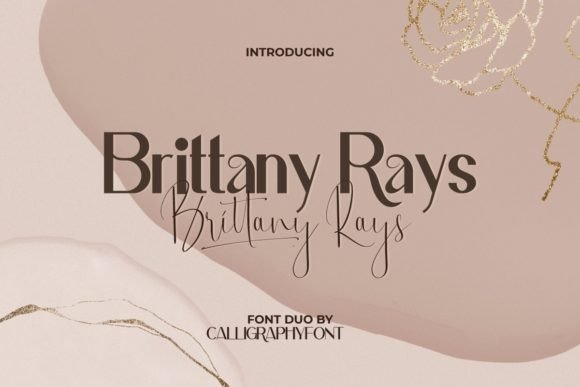Brittany Rays Duo Font - Featured Image