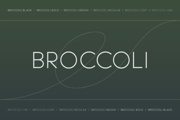 Broccoli Font - Featured Image