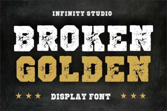 Broken Golden Font - Featured Image
