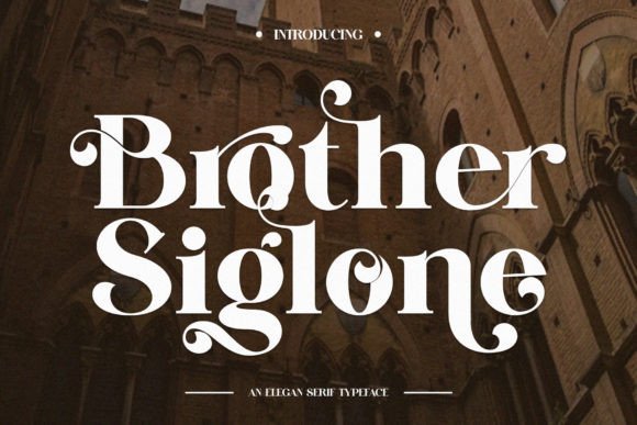 Brother Siglone Font - Featured Image