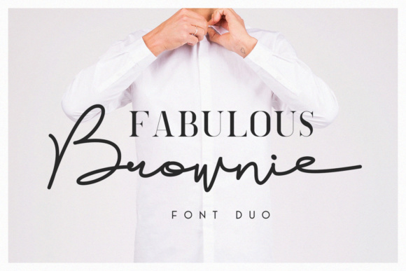 Brownie Duo Font - Featured Image