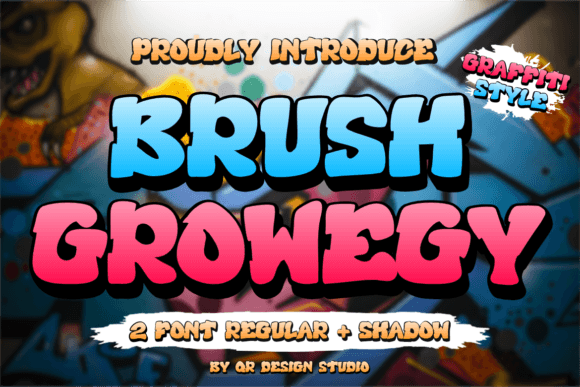 Brush Growegy Font - Featured Image