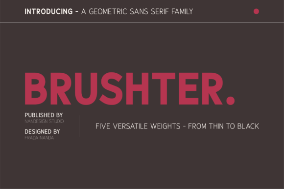 Brushter Font - Featured Image