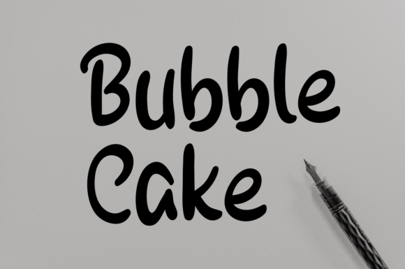Bubble Cake Font - Featured Image
