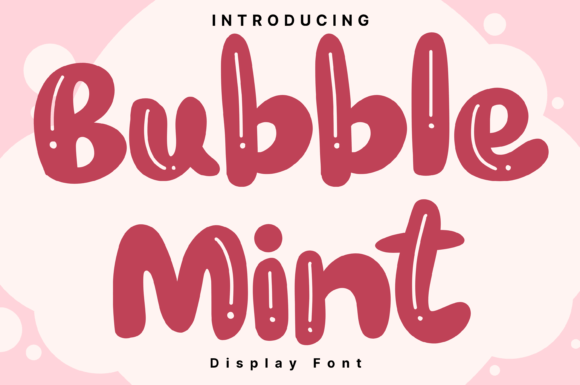 Bubble Mint Font - Featured Image