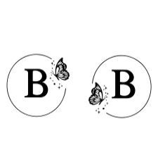 Butterfly Wink Monogram Font - Featured Image