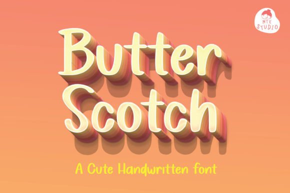 Butterscotch Font - Featured Image