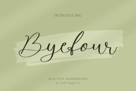 Byefour Font - Featured Image