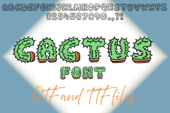 Cactus Font - Featured Image