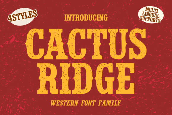 Cactus Ridge Font - Featured Image