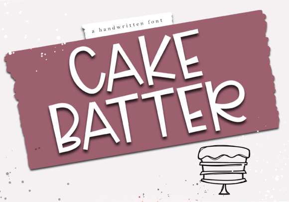 Cake Batter Font - Featured Image