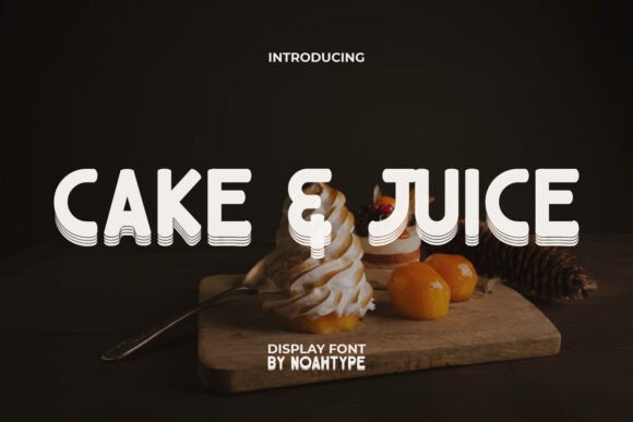 Cake & Juice Font - Featured Image