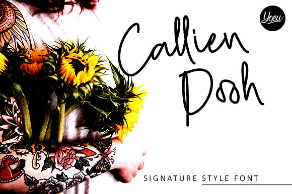 Callien Pooh Font - Featured Image