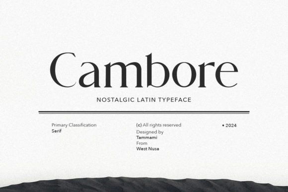 Cambore Font - Featured Image