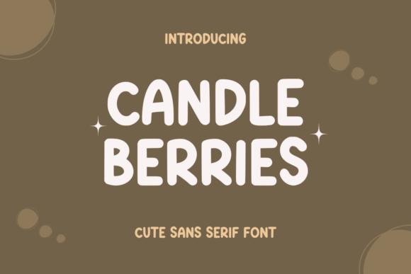 Candle Berries Font - Featured Image