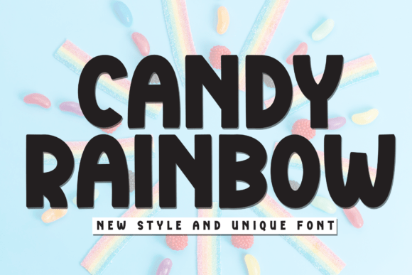 Candy Rainbow Font - Featured Image