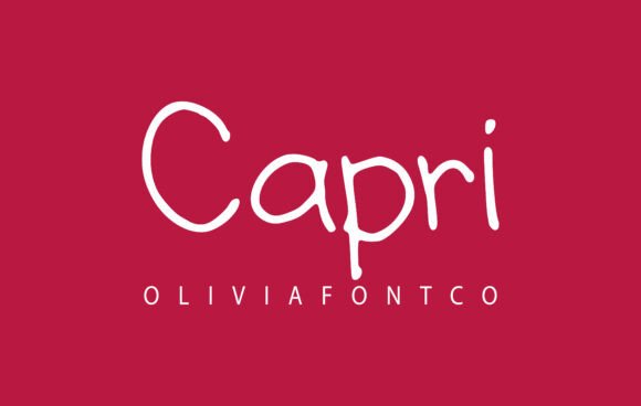 Capri Font - Featured Image