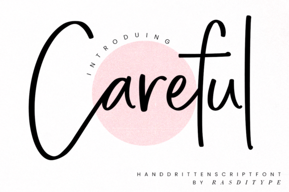 Careful Font - Featured Image