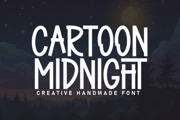 Cartoon Midnight Font - Featured Image