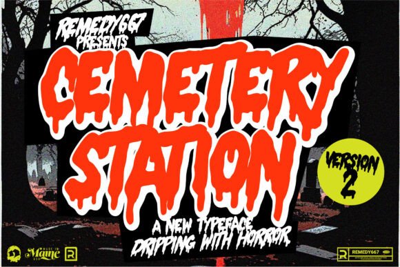 Cemetery Station Font - Featured Image