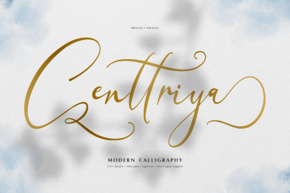 Centtriya Font - Featured Image
