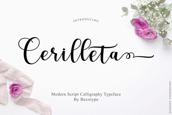 Cerilleta Script Font - Featured Image