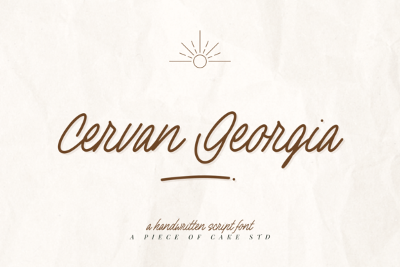 Cervan Georgia Font - Featured Image