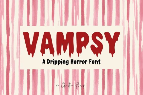 Cf Vampsy Font - Featured Image