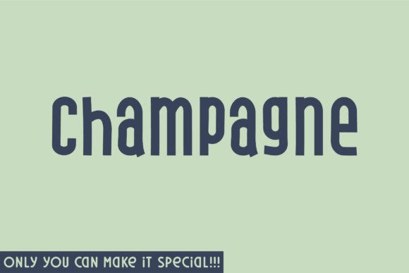 Champagne Font - Featured Image