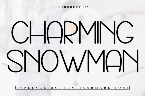 Charming Snowman Font - Featured Image