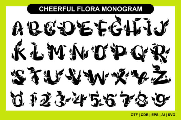 Cheerful Flora Monogram Font - Featured Image