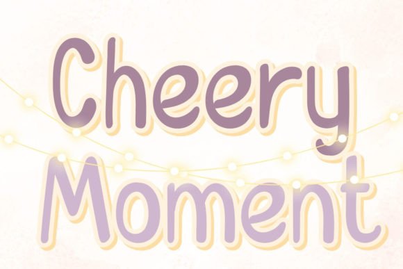 Cheery Moment Font - Featured Image