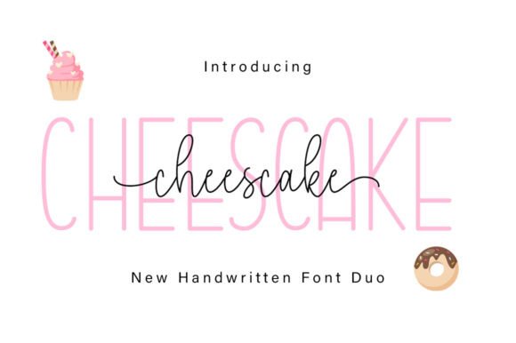 Cheescake Duo Font - Featured Image