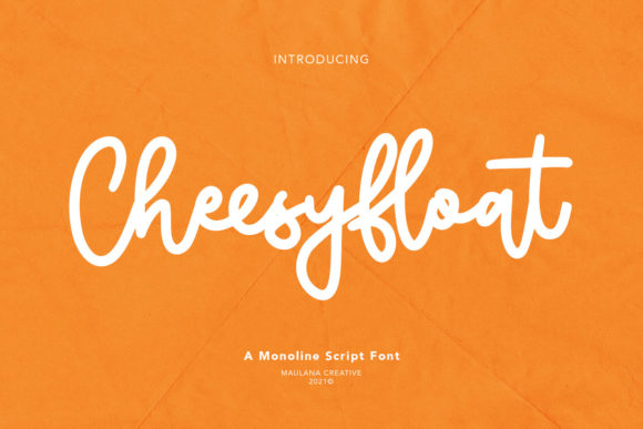 Cheesyfloat Script Font - Featured Image