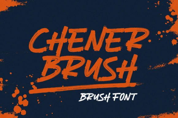 Chener Brush Font - Featured Image
