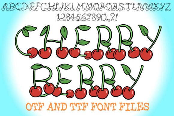 Cherry Berry Font - Featured Image