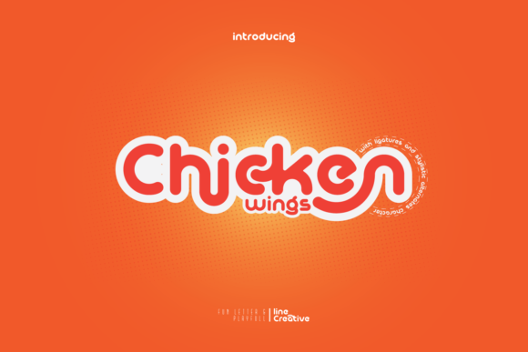 Chicken Wings Font - Featured Image