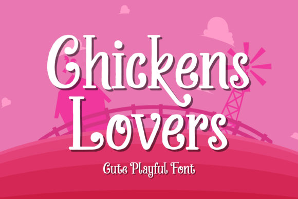 Chickens Lovers Font - Featured Image