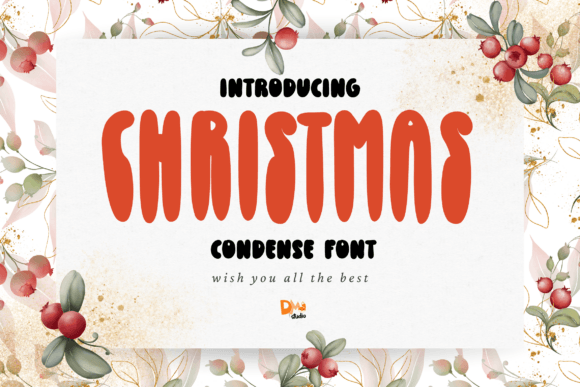 Chirstmas Condense Font - Featured Image