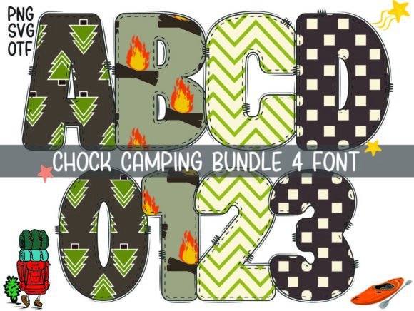 Chock Camping Font - Featured Image