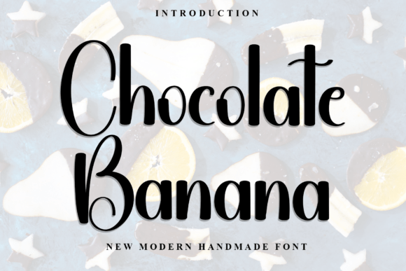 Chocolate Banana Font - Featured Image
