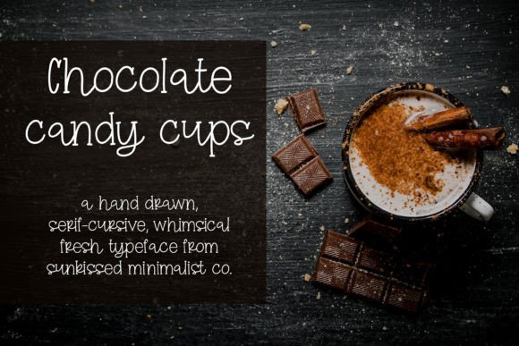 Chocolate Candy Cups Font - Featured Image
