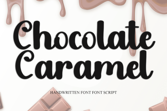 Chocolate Caramel Font - Featured Image