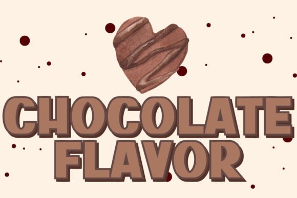 Chocolate Flavor Font - Featured Image