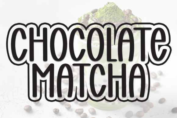 Chocolate Matcha Font - Featured Image